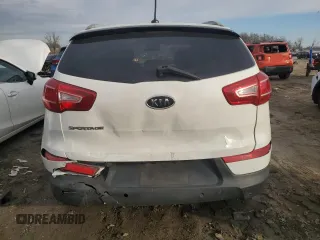 2012 Kia Sportage LX with VIN KNDPBCA23C7291809, listed as a Copart auction lot 46865525 with 145,634 mi miles and Salvage Title. Bid and sale history available at DreamBid. Image 6.