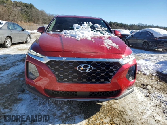 2020 Hyundai Santa Fe SEL with VIN 5NMS3CAD9LH279665, listed as a Copart auction lot 41448755 with 24,779 mi miles and Salvage Title. Bid and sale history available at carsss.com. Image 5.