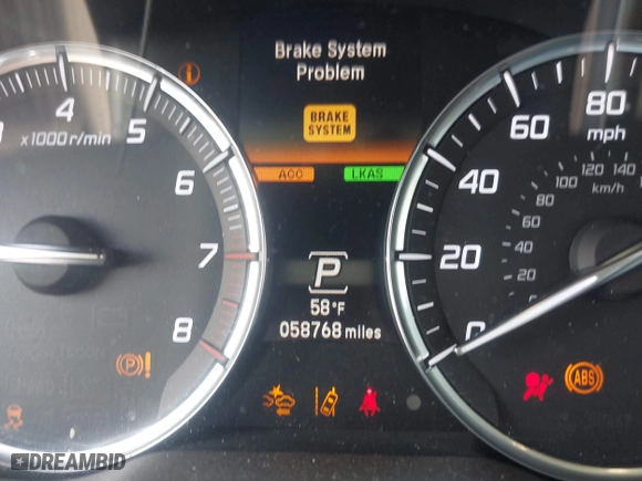 2018 Acura MDX with VIN 5J8YD4H34JL007970, listed as a IAAI auction lot 41577078 with 58,768 mi miles. Bid and sale history available at carsss.com. Image 15.