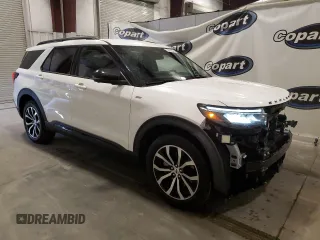 2025 Ford Explorer ST-Line z VIN 1FMUK8KH4SGB53287, wystawiony jako Copart lot #59285225 z przebiegiem 9 118 mil mil oraz Czysty tytuł • Clean title. Historia ofert i sprzedaży dostępna na DreamBid. Obrazek 4.