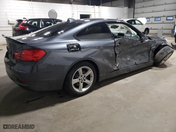 2014 BMW 4 Series 428i xDrive with VIN WBA3N9C50EF722323, listed as a Copart auction lot 44069265 with 40,682 mi miles and Salvage Title. Bid and sale history available at carsss.com. Image 3.