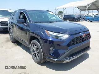 2024 Toyota RAV4 Hybrid XLE Premium with VIN JTMB6RFV4RD145174, listed as a IAAI auction lot 42593290 with 6,652 mi miles and . Bid and sale history available at DreamBid. Image 1.