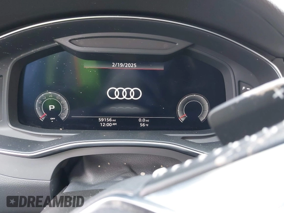 2020 Audi A7 Prestige with VIN WAUV2AF27LN002346, listed as a IAAI auction lot 41669705 with 59,156 mi miles. Bid and sale history available at carsss.com. Image 7.
