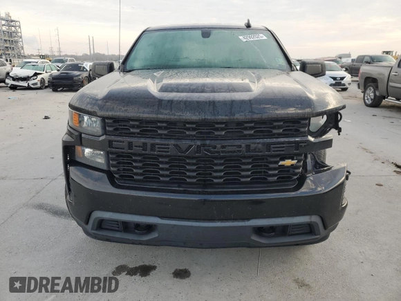 2020 Chevrolet Silverado 1500 Custom with VIN 1GCRWBEF9LZ258712, listed as a Copart auction lot 42992025 with 61,300 mi miles and Salvage Title. Bid and sale history available at carsss.com. Image 5.
