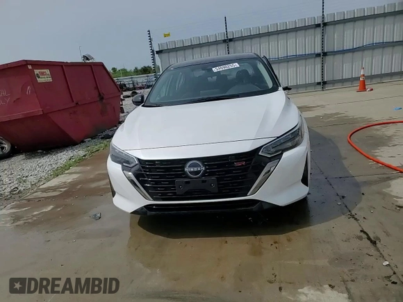 2025 Nissan Sentra SR with VIN 3N1AB8DV9SY262386, listed as a Copart auction lot 54690255 with Not provided miles and Salvage title. Bid and sale history available at DreamBid. Image 13.