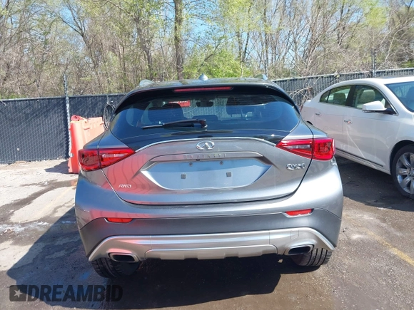 2017 Infiniti QX30 Luxury with VIN SJKCH5CR9HA034311, listed as a IAAI auction lot 41985776 with 79,734 mi miles. Bid and sale history available at carsss.com. Image 16.