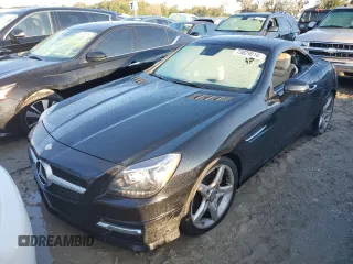 2014 Mercedes-Benz SLK-Class SLK 350 with VIN WDDPK5HA4EF076348, listed as a Copart auction lot 73829014 with 0 mi miles and Salvage Title. Bid and sale history available at carsss.com. Image 1.