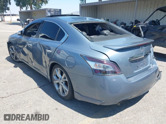 2012 Nissan Maxima SV with VIN 1N4AA5AP6CC842506, listed as a IAAI auction lot 42025214 with 147,371 mi miles and . Bid and sale history available at DreamBid. Image 3.