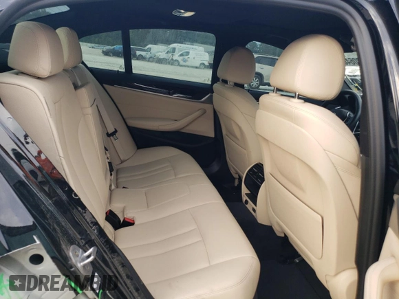2020 BMW 5 Series 530e with VIN WBAJA9C07LCD65408, listed as a Copart auction lot 55806404 with 17,480 mi miles and Salvage Title. Bid and sale history available at DreamBid. Image 11.