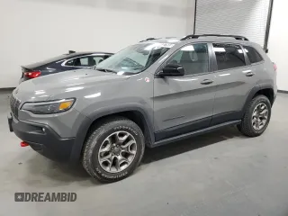 2022 Jeep Cherokee Trailhawk with VIN 1C4PJMBXXND556183, listed as a Copart auction lot 49327555 with 45,947 mi miles and Clean Title. Bid and sale history available at carsss.com. Image 1.