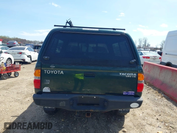 2003 Toyota Tacoma with VIN 5TEWN72N53Z185860, listed as a IAAI auction lot 41929543 with 324,407 mi miles. Bid and sale history available at carsss.com. Image 16.