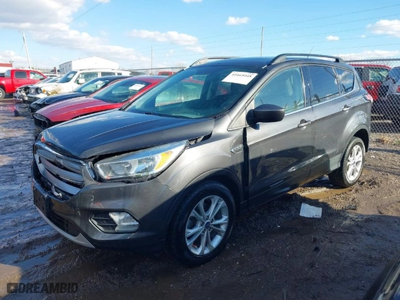 2017 Ford Escape SE with VIN 1FMCU0GD5HUC95607, listed as a IAAI auction lot 41665048 with 79,199 mi miles. Bid and sale history available at carsss.com. Image 2.
