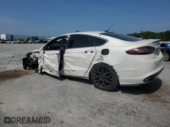 2014 Ford Fusion Titanium с VIN 3FA6P0D93ER205744, выставлен на аукционе Copart как лот 56228345 с пробегом 160 882 миль миль и Списание • Salvage title. История ставок и продаж доступна на DreamBid. Изображение 2.