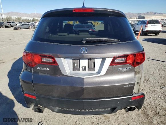 2010 Acura RDX Tech Pkg with VIN 5J8TB1H55AA004930, listed as a Copart auction lot 42621225 with 110,179 mi miles and Salvage Title. Bid and sale history available at carsss.com. Image 6.