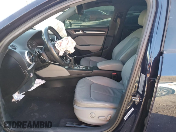 2018 Audi A3 Sedan Premium with VIN WAUAUGFF2J1013807, listed as a Copart auction lot 40755644 with 71,938 mi miles. Bid and sale history available at carsss.com. Image 7.