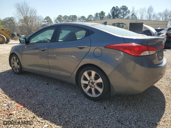 2013 Hyundai Elantra GLS with VIN 5NPDH4AE1DH297221, listed as a Copart auction lot 48700445 with 121,720 mi miles and Salvage Title. Bid and sale history available at carsss.com. Image 2.