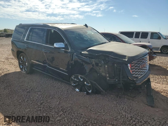2019 GMC Yukon Denali with VIN 1GKS2CKJ7KR212228, listed as a Copart auction lot 46099615 with 33,844 mi miles and Salvage Title. Bid and sale history available at carsss.com. Image 4.