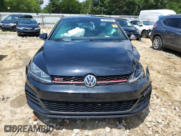 2020 Volkswagen GTI S with VIN 3VW6T7AUXLM005006, listed as a Copart auction lot 64159094 with 38,517 mi miles and Salvage Title. Bid and sale history available at DreamBid. Image 5.