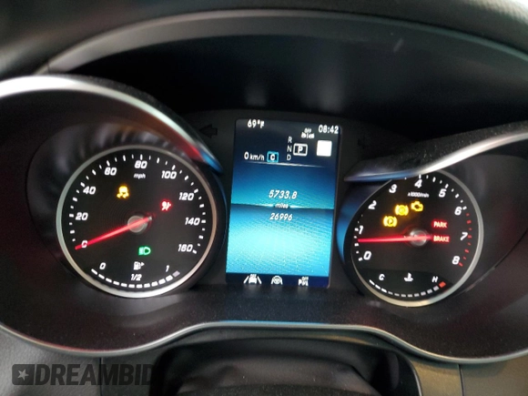 2022 Mercedes-Benz GLC 300 z VIN W1N0G8EB8NG071779, wystawiony jako Copart lot #53069735 z przebiegiem 26 996 mil mil oraz Szkoda całkowita • Salvage title. Historia ofert i sprzedaży dostępna na DreamBid. Obrazek 9.