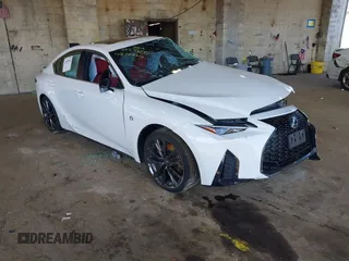 2022 Lexus IS 350 F Sport with VIN JTHGZ1E29N5026030, listed as a IAAI auction lot 41810924 with 27,844 mi miles and . Bid and sale history available at DreamBid. Image 1.