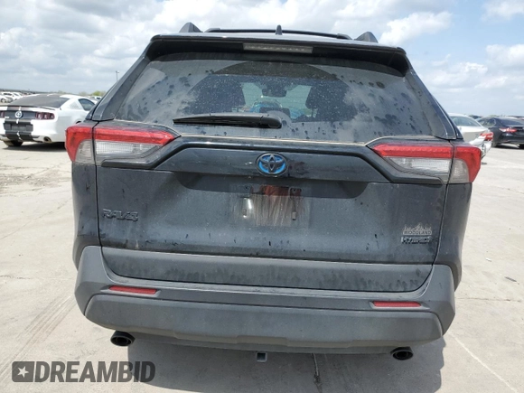2024 Toyota RAV4 Hybrid LE with VIN 2T3UWRFV7RW200440, listed as a Copart auction lot 55034115 with 56,754 mi miles and Salvage title. Bid and sale history available at DreamBid. Image 6.