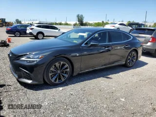 2021 Lexus LS with VIN JTHF51FF3M5014656, listed as a Copart auction lot 50409693 with 7,906 mi miles. Bid and sale history available at carsss.com. Image 1.