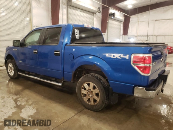 2012 Ford F-150 XL with VIN 1FTFW1ET3CKD68893, listed as a Copart auction lot 74449654 with 161,232 mi miles and Salvage title. Bid and sale history available at DreamBid. Image 2.