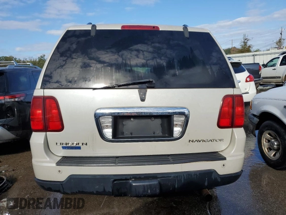 2006 Lincoln Navigator Luxury with VIN 5LMFU27546LJ15292, listed as a Copart auction lot 80434624 with 0 mi miles and Salvage Title. Bid and sale history available at carsss.com. Image 6.