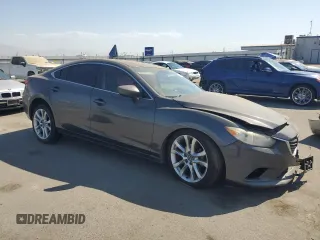 2016 Mazda 6 i Touring with VIN JM1GJ1V57G1462307, listed as a Copart auction lot 73496934 with Not Provided miles and Salvage Title. Bid and sale history available at carsss.com. Image 4.