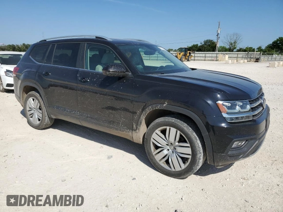 2019 Volkswagen Atlas SE with VIN 1V2WR2CA7KC609182, listed as a Copart auction lot 51703505 with 92,421 mi miles and Clean title. Bid and sale history available at DreamBid. Image 4.