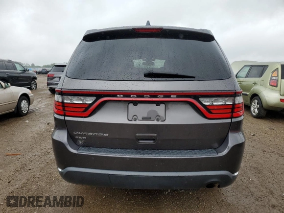 2014 Dodge Durango SXT with VIN 1C4RDJAG6EC550628, listed as a Copart auction lot 59740785 with 75,918 mi miles and Salvage title. Bid and sale history available at DreamBid. Image 6.