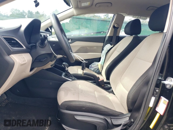2022 Hyundai Accent SE с VIN 3KPC24A60NE172562, выставлен на аукционе Copart как лот 56331415 с пробегом 50 135 миль миль и Списание • Salvage title. История ставок и продаж доступна на DreamBid. Изображение 7.
