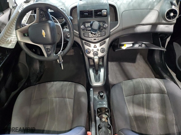 2014 Chevrolet Sonic LT with VIN 1G1JC5SH7E4192974, listed as a Copart auction lot 45016055 with 0 mi miles and Salvage Title. Bid and sale history available at carsss.com. Image 8.