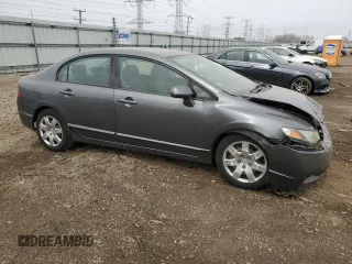 2011 Honda Civic LX with VIN 19XFA1F53BE006949, listed as a Copart auction lot 51457155 with 82,416 mi miles and Salvage Title. Bid and sale history available at DreamBid. Image 4.