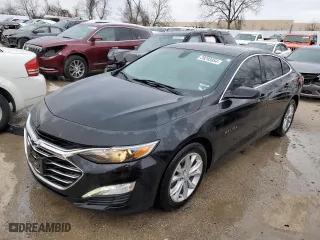 2019 Chevrolet Malibu LT with VIN 1G1ZD5ST5KF143342, listed as a Copart auction lot 39293054 with 75,940 mi miles and Salvage Title. Bid and sale history available at carsss.com. Image 1.