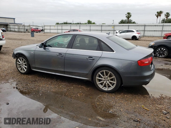 2016 Audi A4 Premium with VIN WAUAFAFL2GN013465, listed as a Copart auction lot 46416443 with 107,659 mi miles. Bid and sale history available at carsss.com. Image 2.
