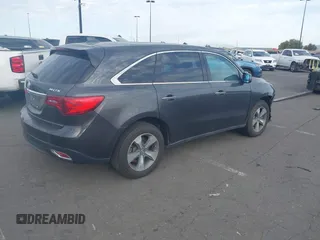 2016 Acura MDX with VIN 5FRYD3H23GB007677, listed as a IAAI auction lot 41586346 with 104,586 mi miles. Bid and sale history available at carsss.com. Image 4.