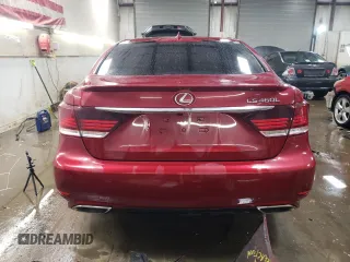 2015 Lexus LS 460 L with VIN JTHGL5EF2F5055740, listed as a Copart auction lot 46279815 with 84,629 mi miles and Salvage title. Bid and sale history available at DreamBid. Image 6.