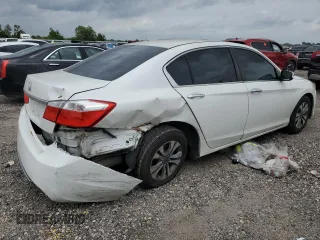2015 Honda Accord LX with VIN 1HGCR2F34FA108142, listed as a Copart auction lot 54515905 with 174,543 mi miles and Salvage Title. Bid and sale history available at carsss.com. Image 3.