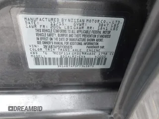 2015 Nissan Sentra SR with VIN 3N1AB7AP5FY365875, listed as a IAAI auction lot 41889207 with Not Provided miles and . Bid and sale history available at DreamBid. Image 9.