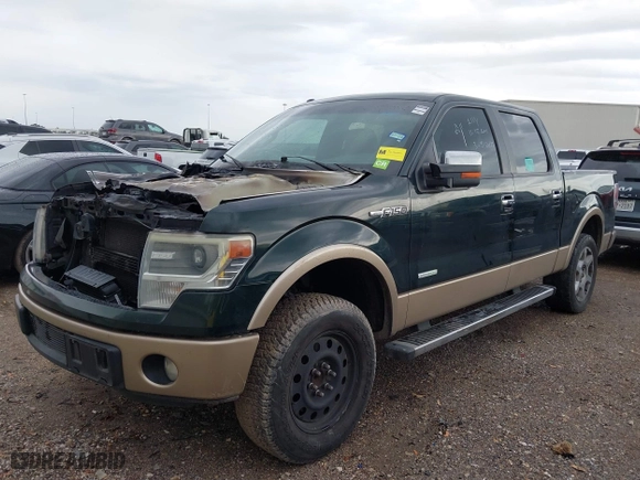 2013 Ford F-150 XL with VIN 1FTFW1CT3DKE75205, listed as a IAAI auction lot 41900732 with 1 mi miles. Bid and sale history available at carsss.com. Image 2.