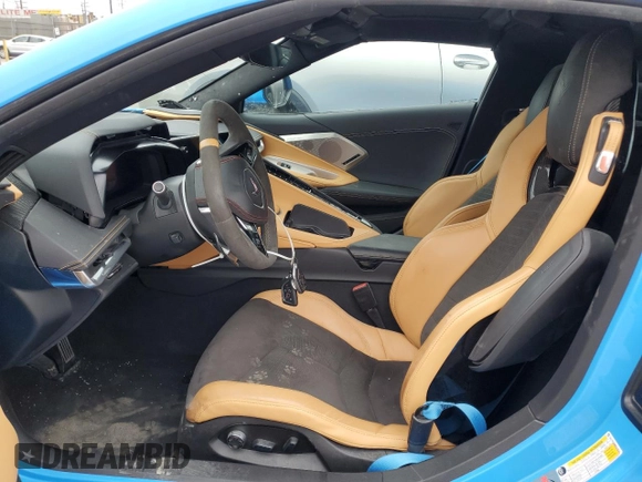 2021 Chevrolet Corvette 2LT with VIN 1G1YB2D48M5122614, listed as a Copart auction lot 55322505 with 14,736 mi miles and Salvage Title. Bid and sale history available at carsss.com. Image 7.
