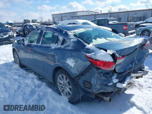 2016 Mazda 6 i Sport with VIN JM1GJ1U5XG1416911, listed as a IAAI auction lot 41562190 with 101,427 mi miles and . Bid and sale history available at DreamBid. Image 3.