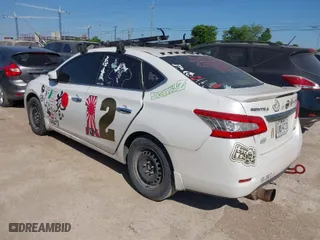 2013 Nissan Sentra SR with VIN 3N1AB7AP6DL734284, listed as a IAAI auction lot 42034996 with 151,305 mi miles. Bid and sale history available at carsss.com. Image 3.