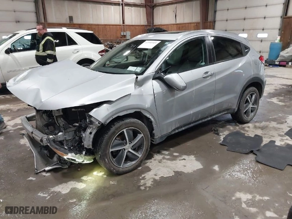2022 Honda HR-V EX with VIN 3CZRU6H51NM764694, listed as a IAAI auction lot 41590909 with 123,148 mi miles. Bid and sale history available at carsss.com. Image 2.