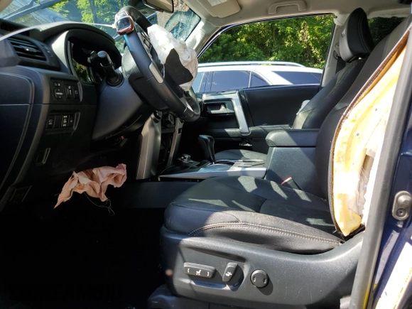 2022 Toyota 4Runner TRD Sport with VIN JTESU5JR7N6025534, listed as a Copart auction lot 62697505 with 49,870 mi miles and Salvage title. Bid and sale history available at DreamBid. Image 7.