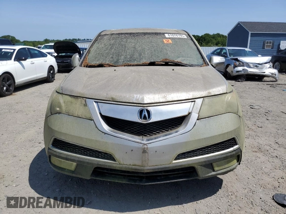 2013 Acura MDX with VIN 2HNYD2H24DH503468, listed as a Copart auction lot 61078195 with Not provided miles and Clean title. Bid and sale history available at DreamBid. Image 5.