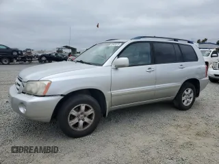 2001 Toyota Highlander z VIN JTEHF21A110017441, wystawiony jako Copart lot #58945875 z przebiegiem 186 215 mil mil oraz Czysty tytuł • Clean title. Historia ofert i sprzedaży dostępna na DreamBid. Obrazek 1.