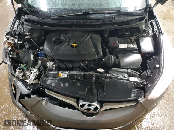 2014 Hyundai Elantra SE with VIN 5NPDH4AE4EH499262, listed as a Copart auction lot 52162805 with 116,944 mi miles and Salvage Title. Bid and sale history available at DreamBid. Image 11.