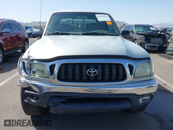 2004 Toyota Tacoma PreRunner with VIN 5TEGM92N24Z430148, listed as a IAAI auction lot 41949263 with 262,183 mi miles and . Bid and sale history available at DreamBid. Image 13.